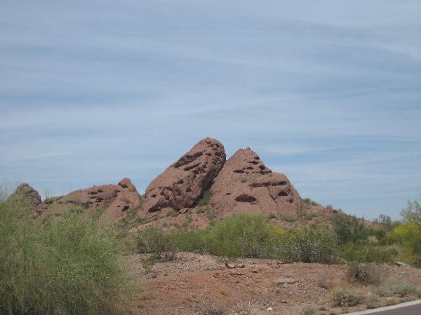 red rocks