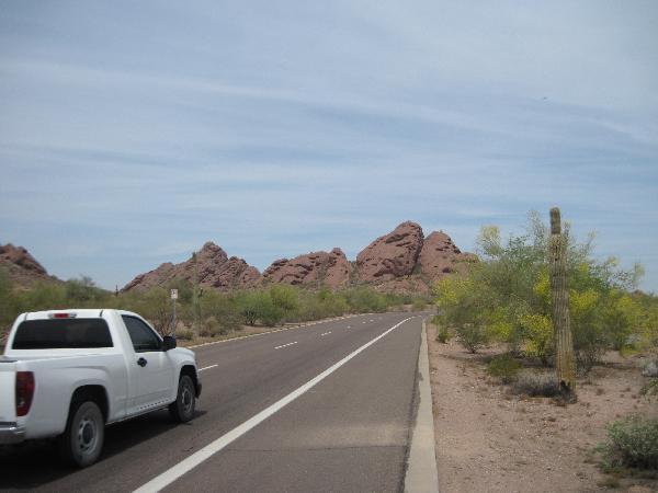 red rocks