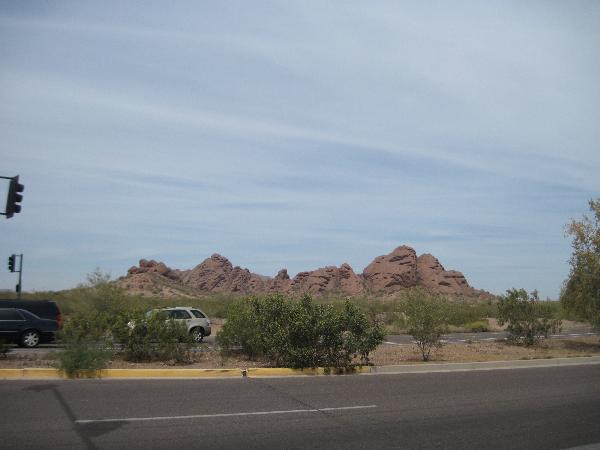 red rocks