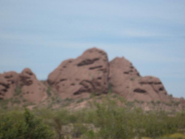 red rocks