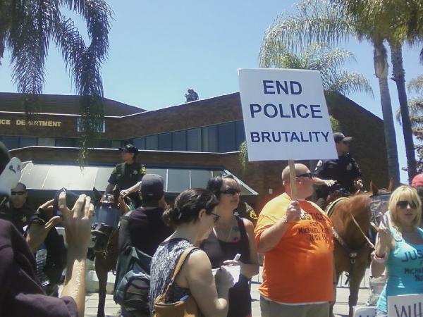 Anaheim Police Prote...