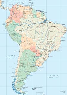 South America rivers...