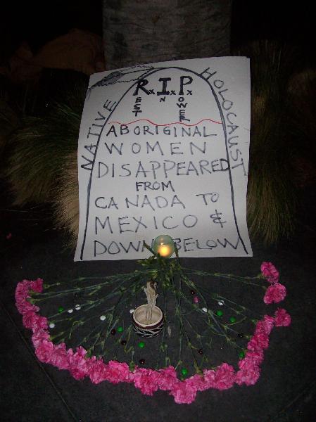 Idle No More vigil a...