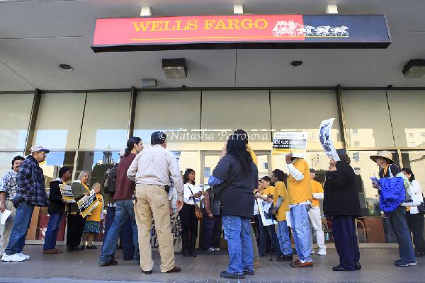 Protest outside Well...