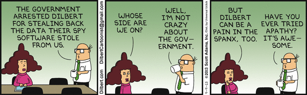 Dilbert arrested by ...