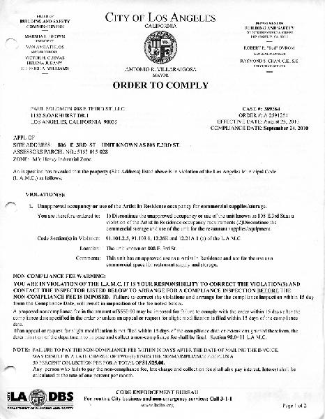 City Citing of Devel...