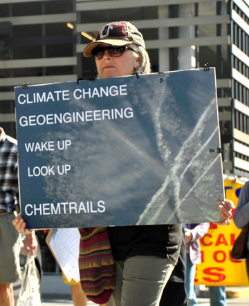 Chemtrail activist...