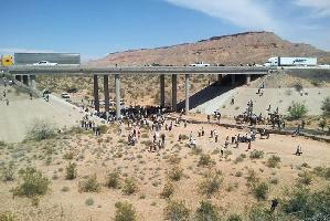 Hundreds at Bundy Ranch to demand the BLM stand-down and return the impounded cattle herd