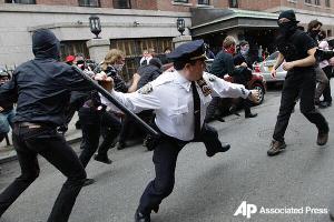 Crooked NYPD cops beating people up