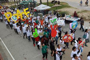 Venice Beach: Over 500 students and local community leaders march against violence