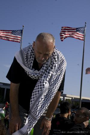 Los Angeles Anti Israeli Protestor