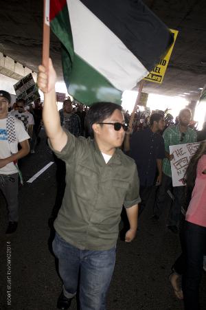 Los Angeles Anti Israeli Protestors