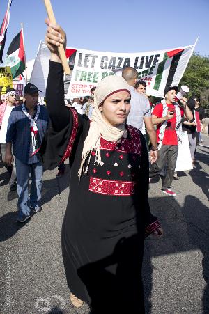 Los Angeles Anti Israeli Protestors