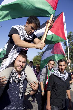 Los Angeles Anti Israeli Protestors