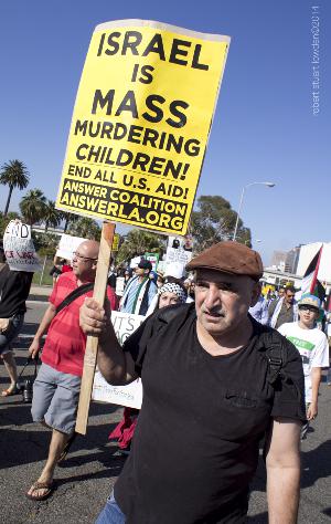 Los Angeles Anti Israeli Protestors