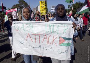 Los Angeles Anti Israeli Protestors