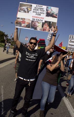 Los Angeles Anti Israeli Protestors