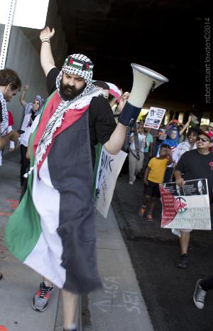 Los Angeles Anti Israeli Protestors
