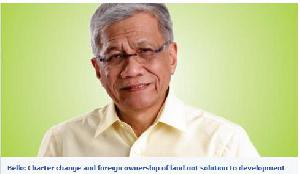 Philippines: Charter change and foreign ownership of land not solution to development