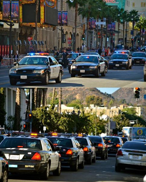LAPD Cruisers Line H...