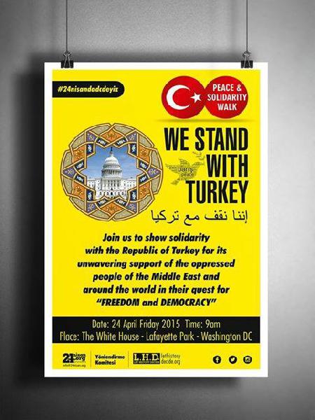 We stand with Turkey...