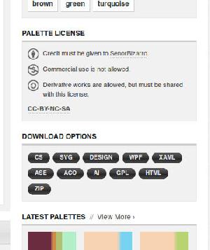 Can color palettes be copyrighted?