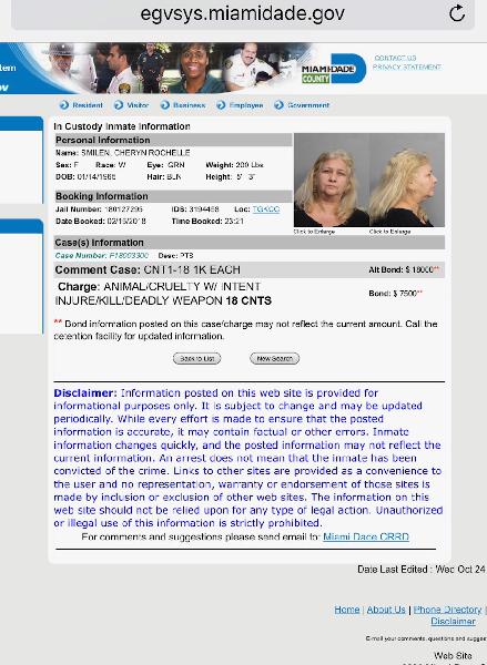 Cheryn Smilen Arrest...