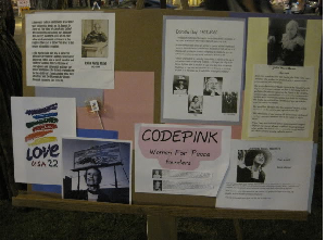 Halloween -- display about women in history