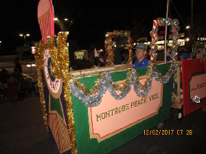 Peace Train in Montrose Christmas Parade