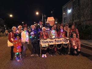 Montrose Peace Vigil in Christmas Parade
