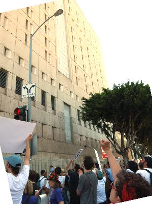 Looking Up at Detainees 1