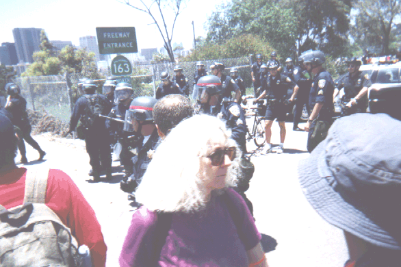 cops at biotech prot...