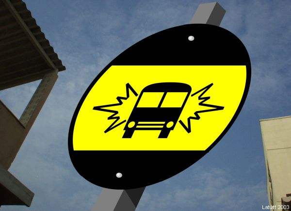 Tel Aviv bus stop (b...