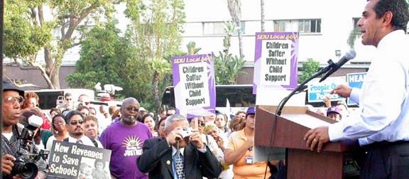Unions Protest Budge...