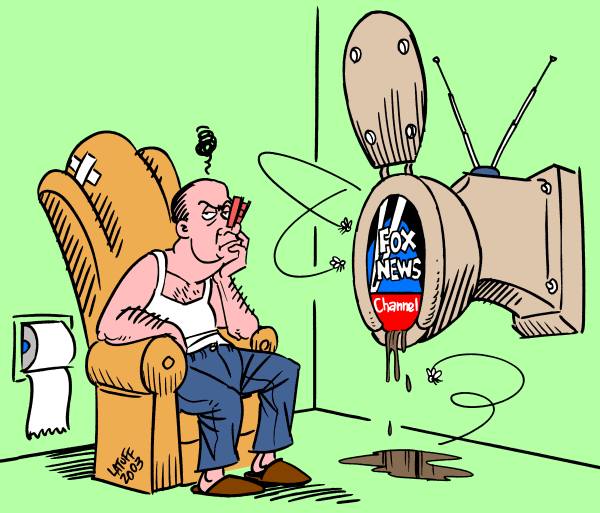 Boycott the Fox News Channel (by Latuff) : LA IMC