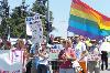Marching with S.A.M.E. at the San Diego Pride Parade