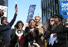 Occupy Los Angeles Marches for Bank Transfer Day