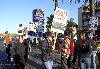 Protest at Best Western Golden Sails Hotel