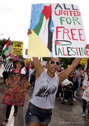 L.A Supports August 2nd International Gaza Protest Photoset 3