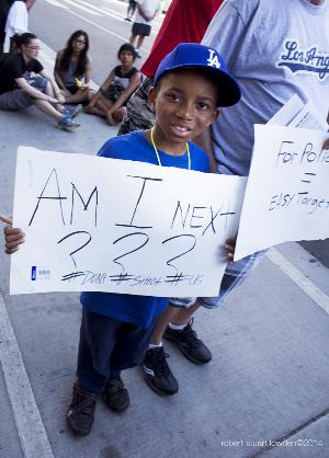 LA Fields Two Marches Against Police Executions Photoset 1of 2