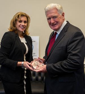 ADI awards Congressman Jim Moran the 2014 Animal Champion Award for his dedication to end