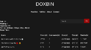 FBI strikes - DOXBIN closed! 