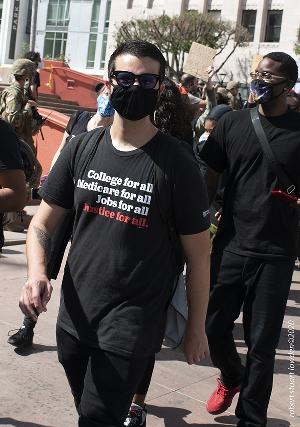 George Floyd Protest Los Angeles.