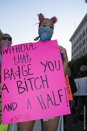 George Floyd Protest Los Angeles. Hollywood June 7th, 2020