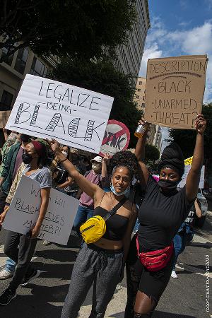 George Floyd Protest Los Angeles.