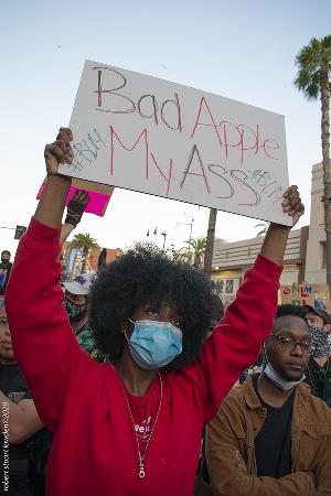 George Floyd Protest Los Angeles. Hollywood June 7th, 2020