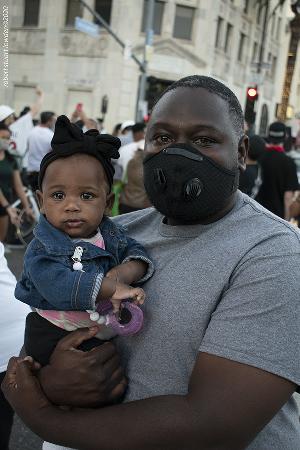 George Floyd Protest Los Angeles. Hollywood June 7th, 2020