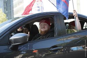 Stop The Steal LA Protester