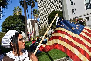 Stop The Steal LA Protester