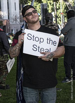 Stop The Steal LA Thug